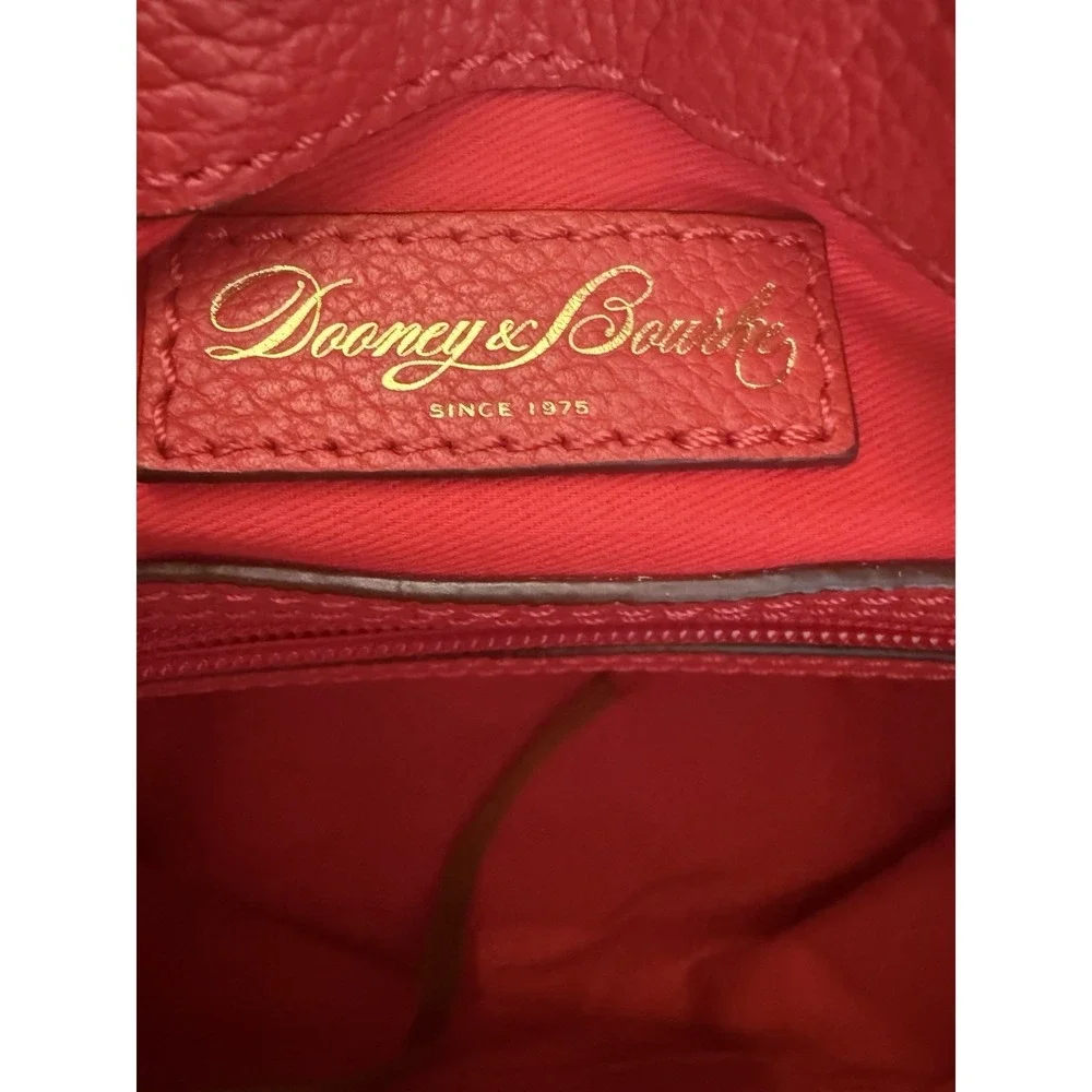 Dooney & Bourke Lucca Italian Leather Logo Lock Hobo shoulder handbag Purse